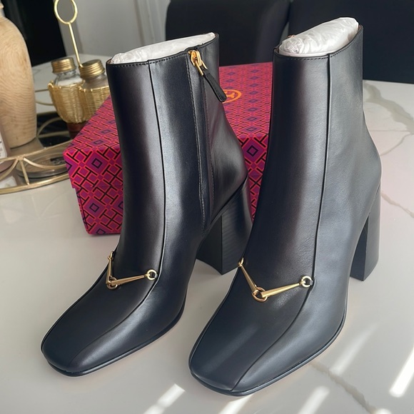 Tory Burch Shoes - Tory Burch ankle bootie in
perfect black